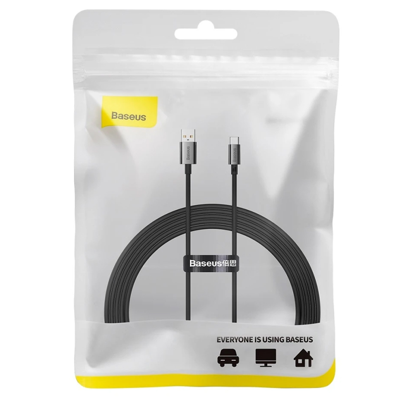 Дата кабель Baseus Superior Series Fast Charging USB to Type-C 100W (1m) (P10320102) - Зображення 6
