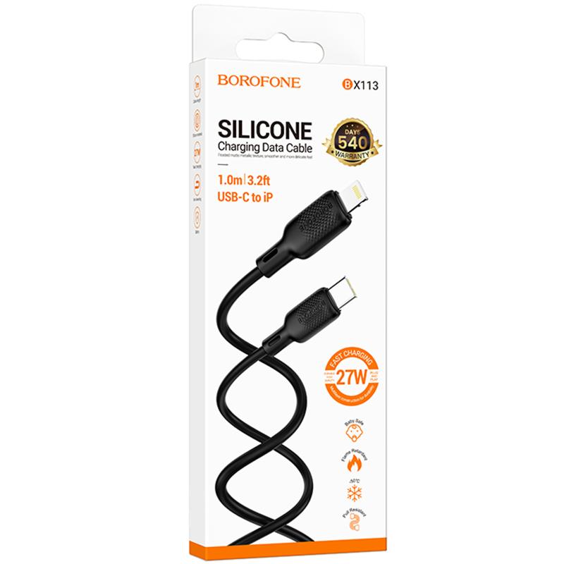 Дата кабель Borofone BX113 Lenny Type-C to Lightning 27W (1m) - Зображення 2