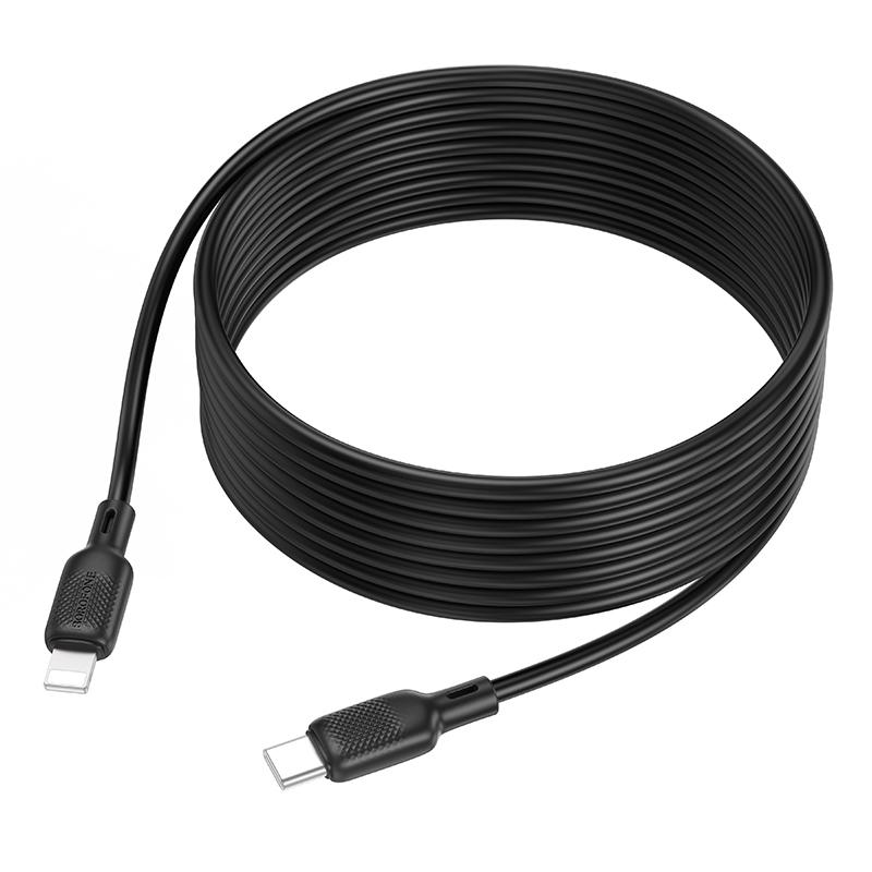 Дата кабель Borofone BX113 Lenny Type-C to Lightning 27W (3m) - Зображення 6