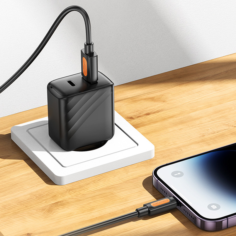 Дата кабель Borofone BX114 Structure USB to MicroUSB 2.4A (1m) - Зображення 5