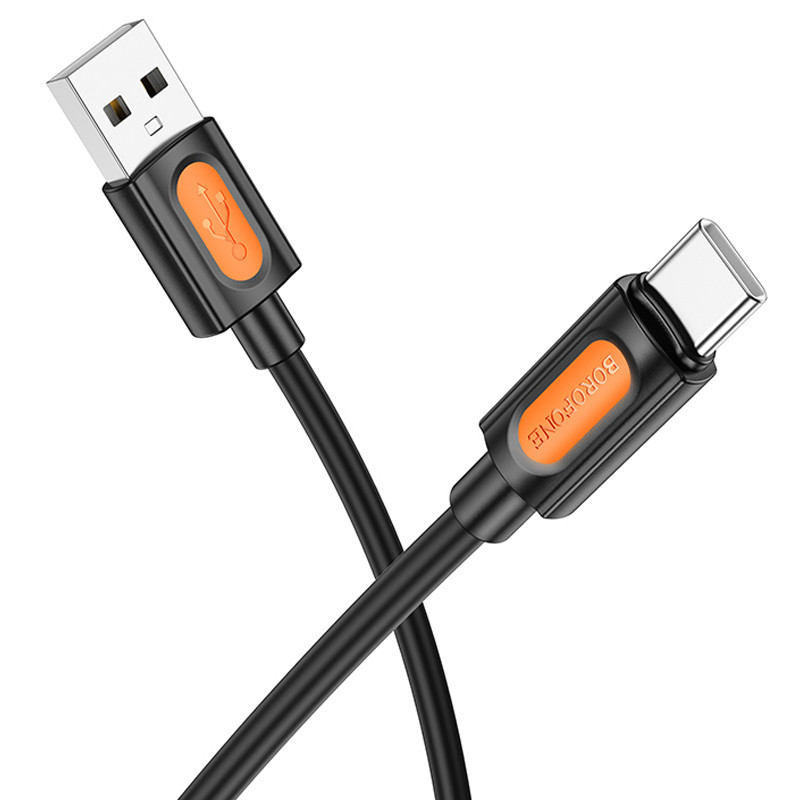 Дата кабель Borofone BX114 Structure USB to Type-C 3A (1m) - Зображення 2