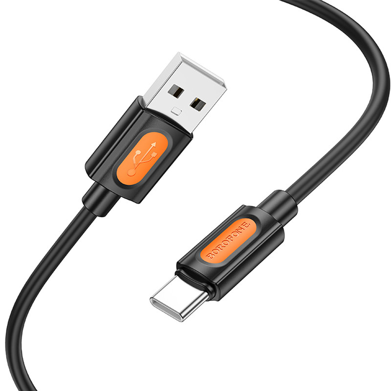 Дата кабель Borofone BX114 Structure USB to Type-C 3A (1m) - Зображення 3