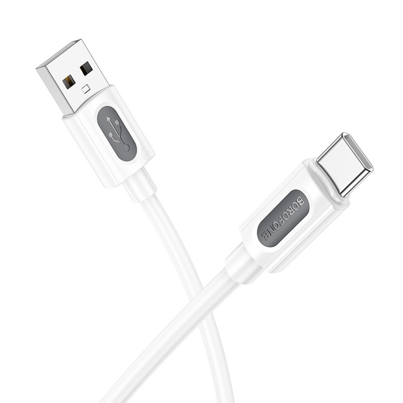 Дата кабель Borofone BX114 Structure USB to Type-C 3A (1m) - Зображення 2