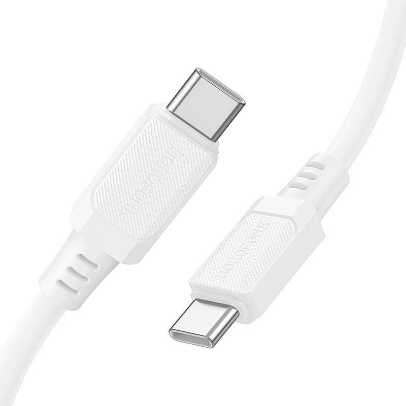 Дата кабель Borofone BX115 Lotto Type-C to Type-C 60W (1m) - Зображення 4
