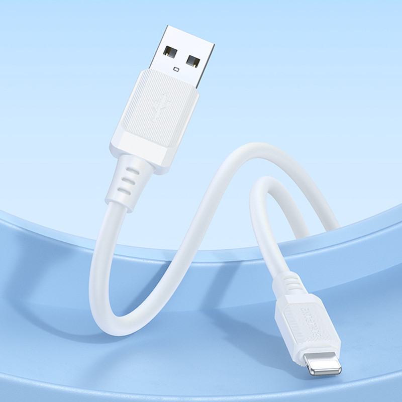 Дата кабель Borofone BX115 Lotto USB to Lightning 2.4A (1m) - Зображення 4