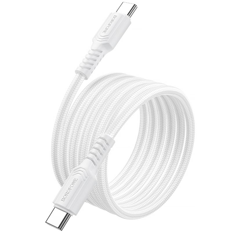 Дата кабель Borofone BX116 Certain Type-C to Type-C 60W (1m) - Зображення 2