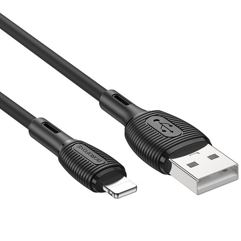 Дата кабель Borofone BX86 Advantage USB to Lightning (1m) - Зображення 2