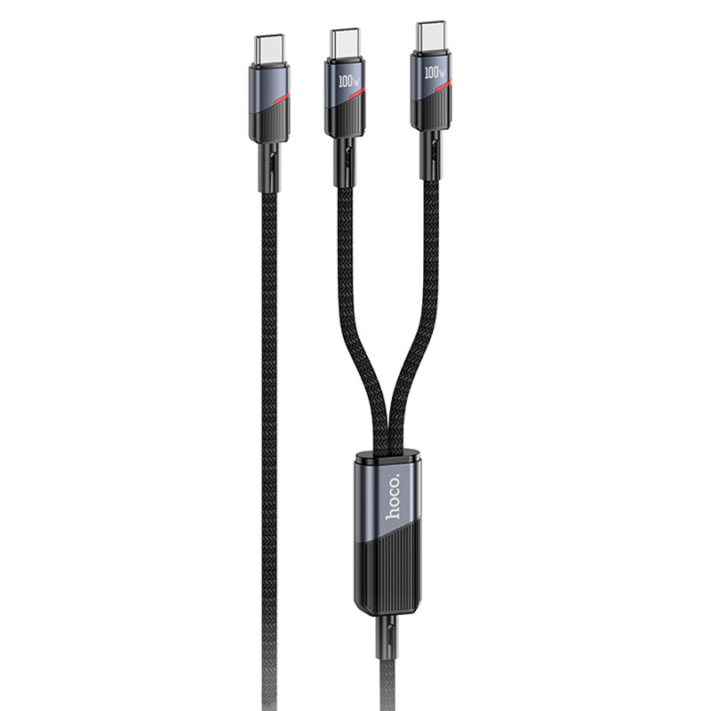 Дата кабель Hoco U139 Type-C to Type-C/Type-C 100W (1.2m)