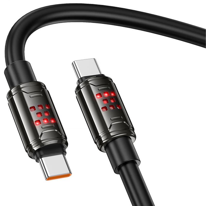 Дата кабель Hoco U143 Joy Type-C to Type-C 240W (1.2m) - Зображення 3