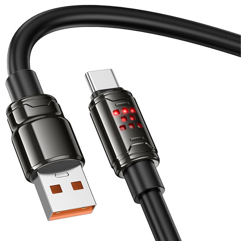 Дата кабель Hoco U143 Joy USB to Type-C 5A (1.2m) - Зображення 3