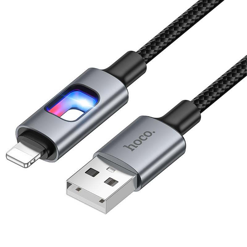 Дата кабель Hoco U144 New USB to Lightning 2.4A (1.2m) - Зображення 3