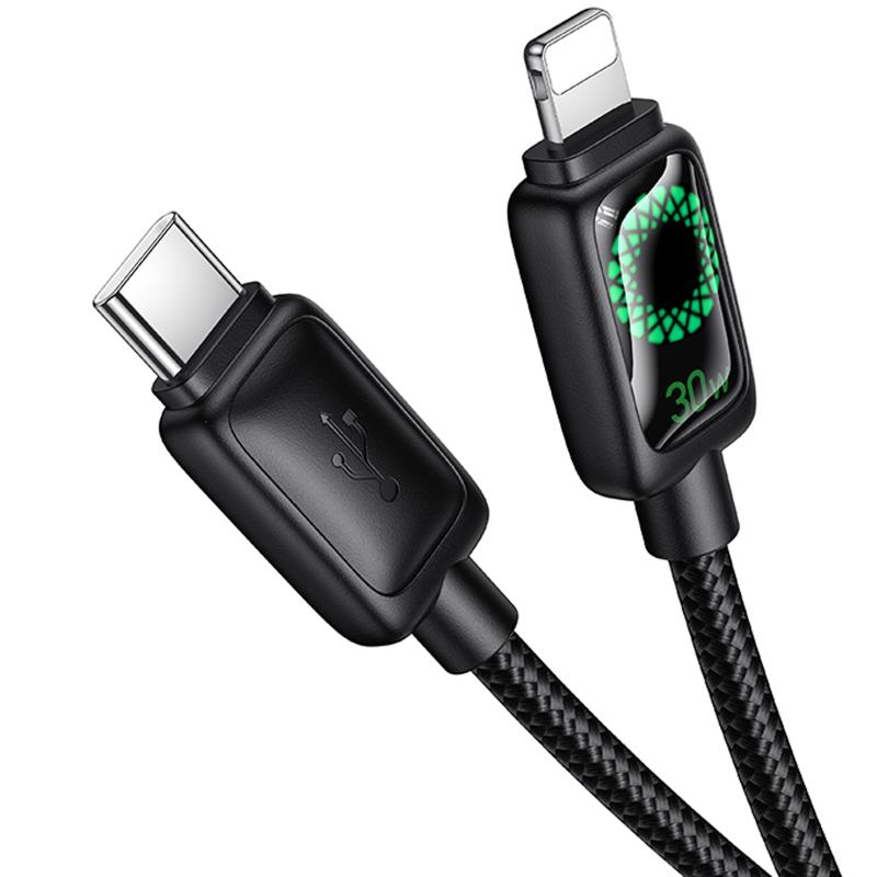 Дата кабель Hoco U146 Mundo Type-C to Lightning 30W (1.2m) - Зображення 3