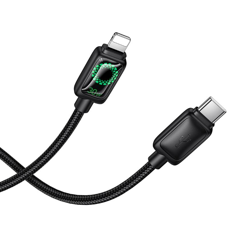 Дата кабель Hoco U146 Mundo Type-C to Lightning 30W (1.2m) - Зображення 5