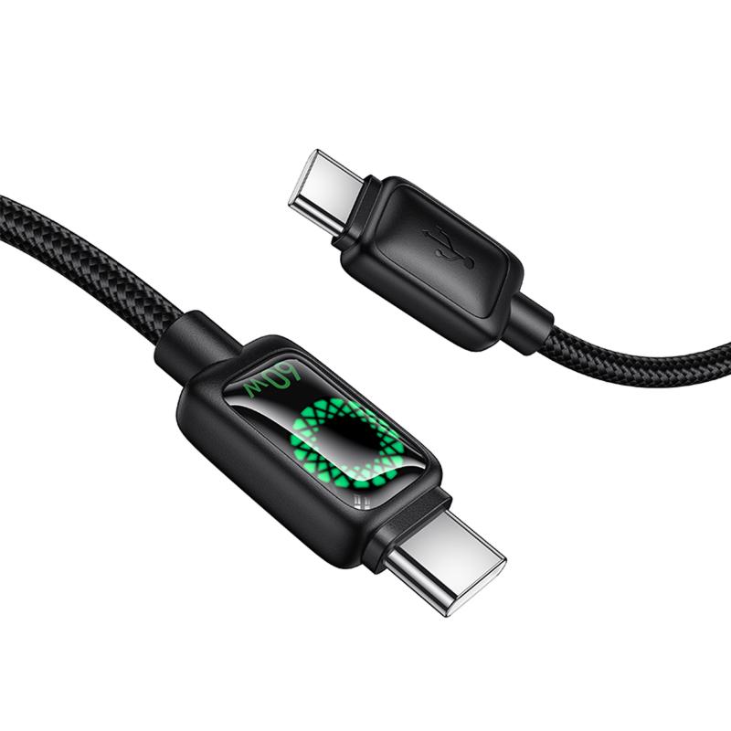 Дата кабель Hoco U146 Mundo Type-C to Type-C 60W (1.2m) - Зображення 4