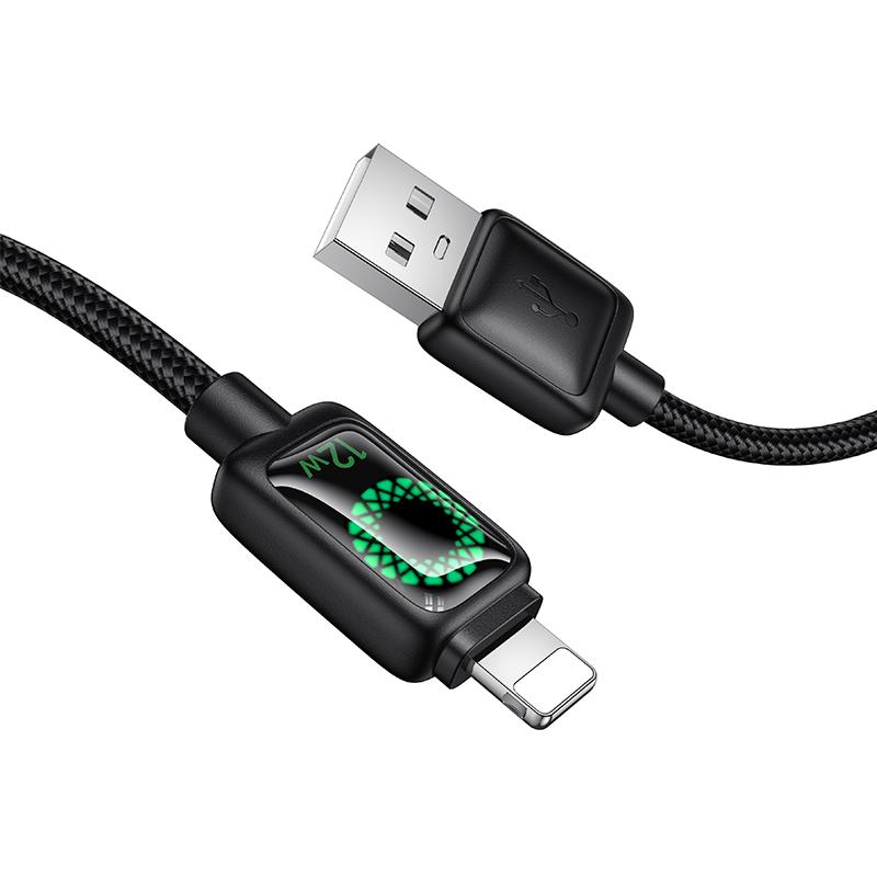 Дата кабель Hoco U146 Mundo USB to Lightning 12W (1.2m) - Зображення 3