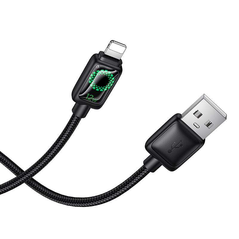 Дата кабель Hoco U146 Mundo USB to Lightning 12W (1.2m) - Зображення 4