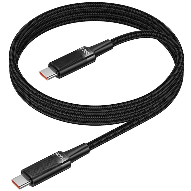 Дата кабель Hoco U153 Extreme Type-C to Type-C 100W (1.2m) - Зображення 3