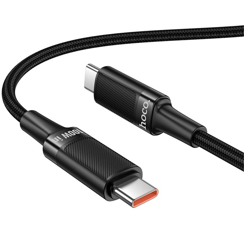 Дата кабель Hoco U153 Extreme Type-C to Type-C 100W (1.2m) - Зображення 4