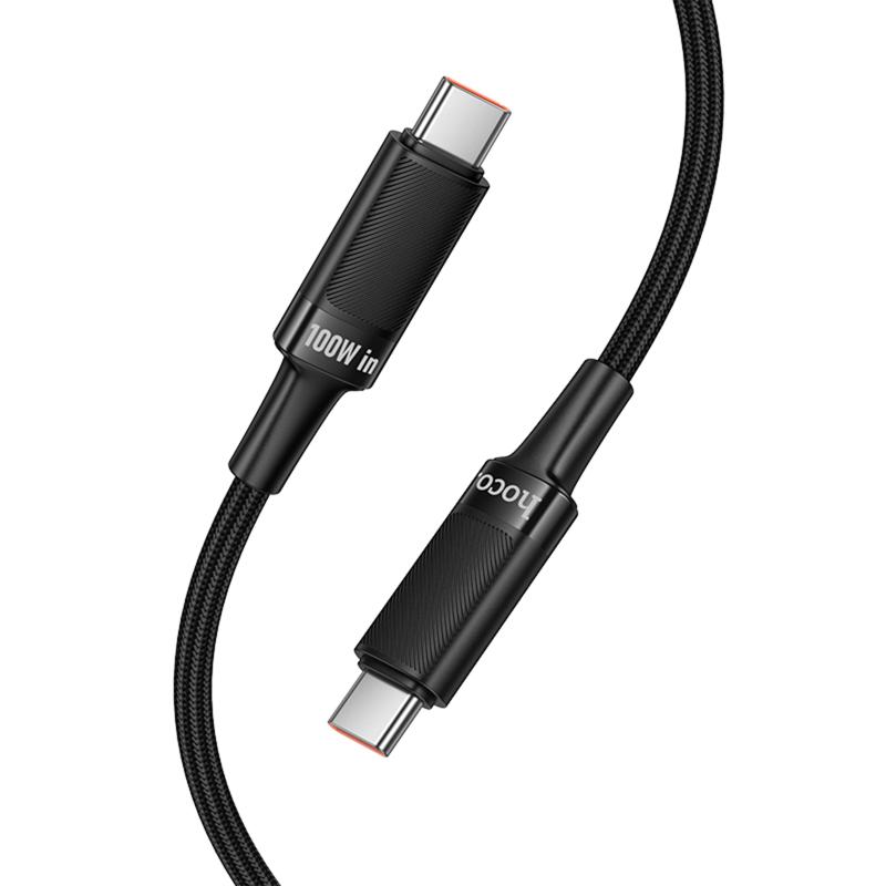Дата кабель Hoco U153 Extreme Type-C to Type-C 100W (1.2m) - Зображення 6