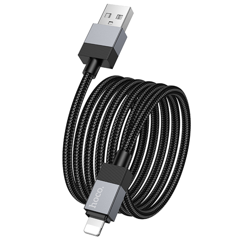 Дата кабель Hoco X110 Honorific USB to Lightning 2.4A (1m) - Зображення 4