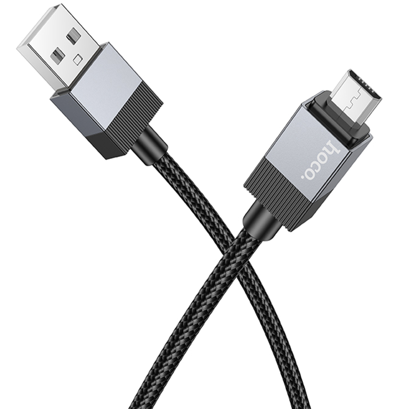 Дата кабель Hoco X110 Honorific USB to MicroUSB 2.4A (1m) - Зображення 5