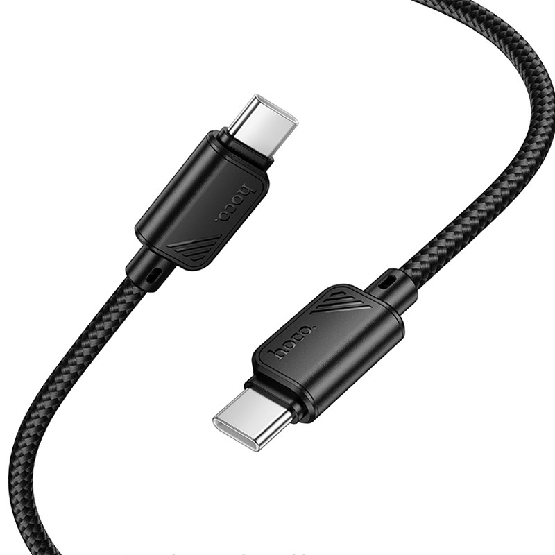 Дата кабель Hoco X113 Beneficio Type-C to Type-C 60W (1m) - Зображення 2