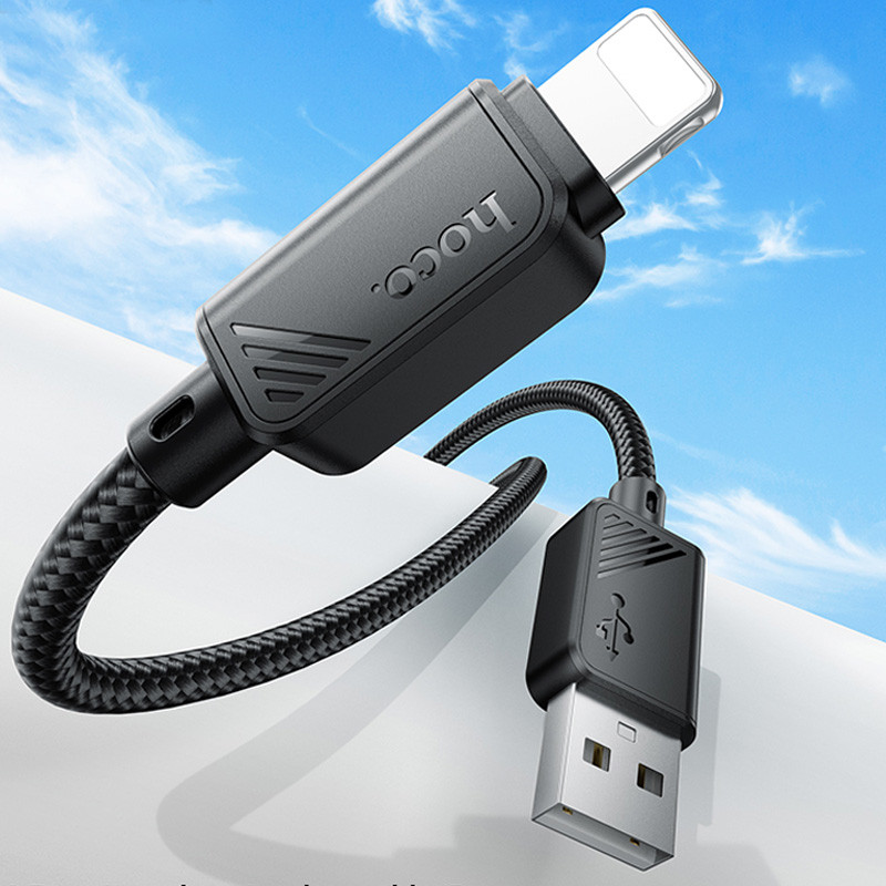 Дата кабель Hoco X113 Beneficio USB to Lightning (1m) - Зображення 2