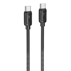 Дата кабель Hoco X115 Surpass Type-C to Type-C 60W (1m)
