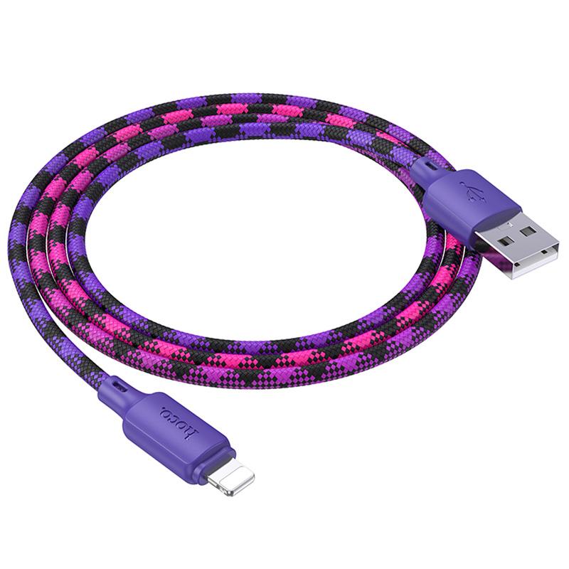 Дата кабель Hoco X116 Meridian USB to Lightning 2.4A (1m) - Зображення 5