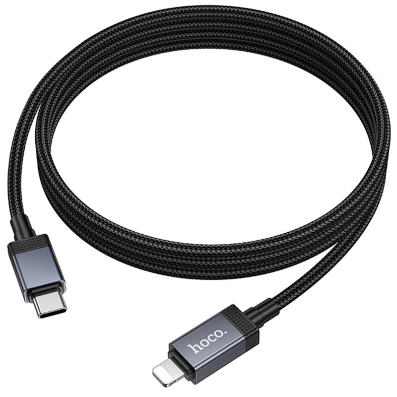 Дата кабель Hoco X118 Generous with display Type-C to Lightning 27W (1m) - Зображення 5
