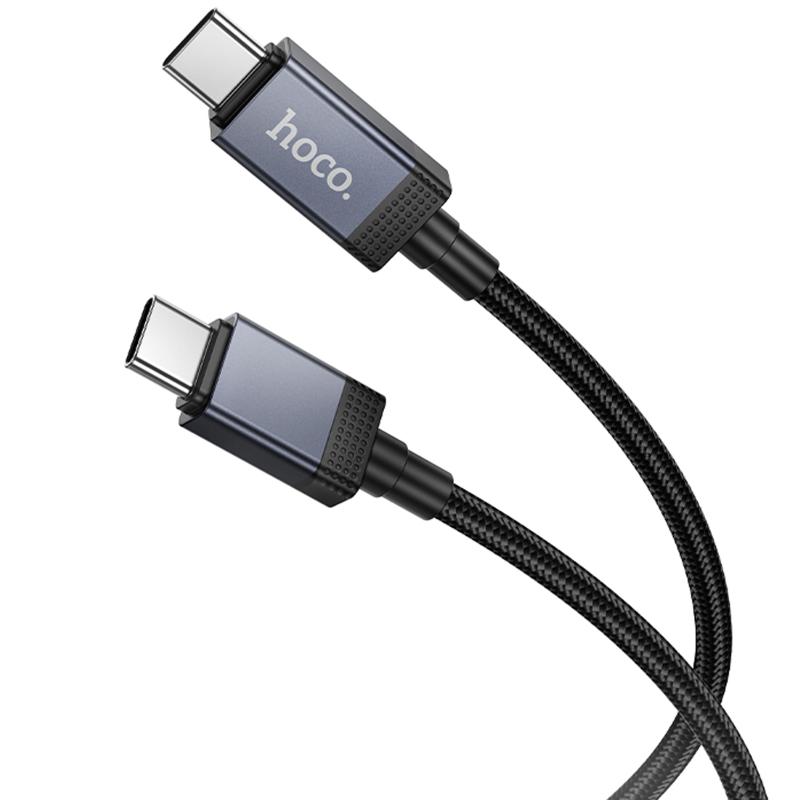 Дата кабель Hoco X118 Generous with display Type-C to Type-C 60W (1m) - Зображення 2