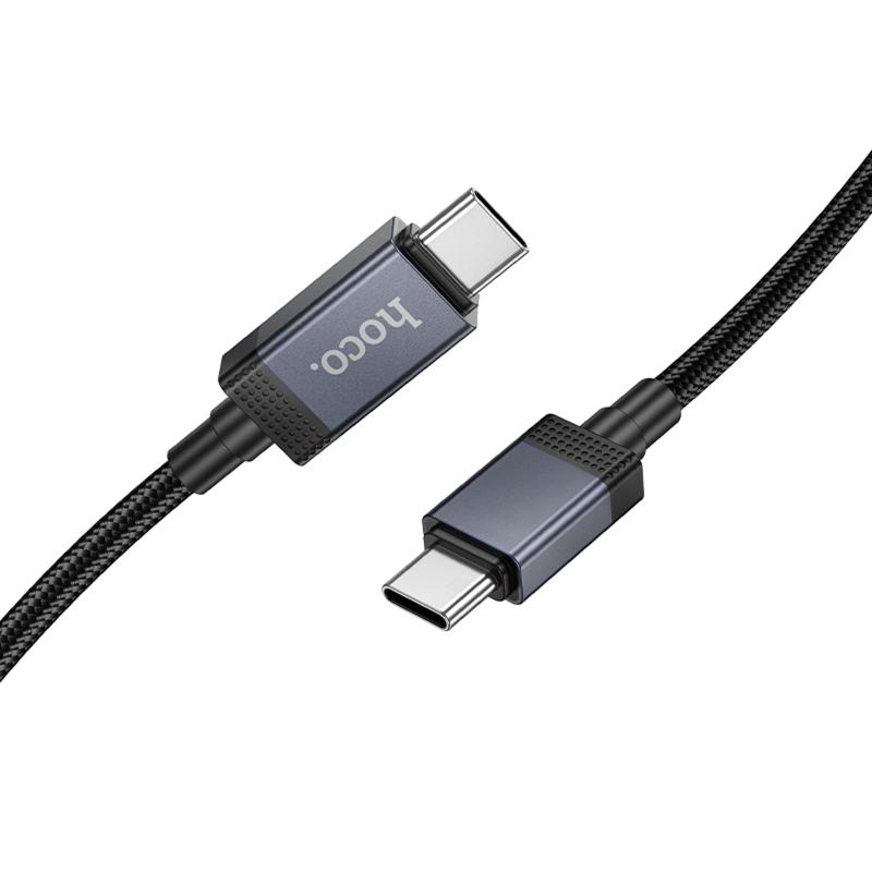 Дата кабель Hoco X118 Generous with display Type-C to Type-C 60W (1m) - Зображення 3