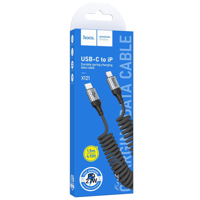 Дата кабель Hoco X121 Nuevo Type-C to Lightning 27W (1.5m) - Зображення 2