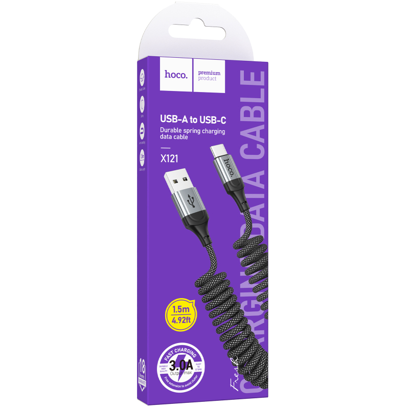 Дата кабель Hoco X121 Nuevo USB to Type-C 3A (1.5m) - Зображення 2
