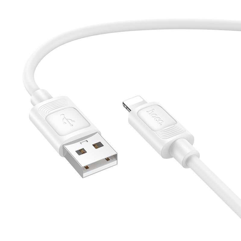 Дата кабель Hoco X122 Benefit USB to Lightning 2.4A (1m)