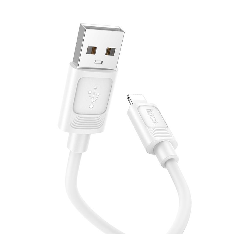 Дата кабель Hoco X122 Benefit USB to Lightning 2.4A (1m) - Зображення 2