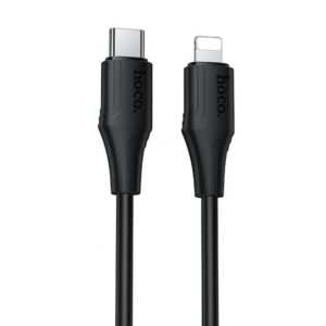 Дата кабель Hoco X124 Bien silicone Type-C to Lightning 27W (1m)