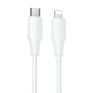 Дата кабель Hoco X124 Bien silicone Type-C to Lightning 27W (1m)