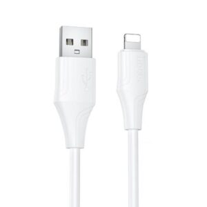 Дата кабель Hoco X124 Bien silicone USB to Lightning 2.4A (1m)