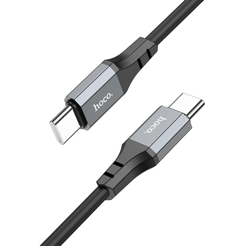 Дата кабель Hoco X86 Spear Type-C to Type-C 60W (1m) - Зображення 3