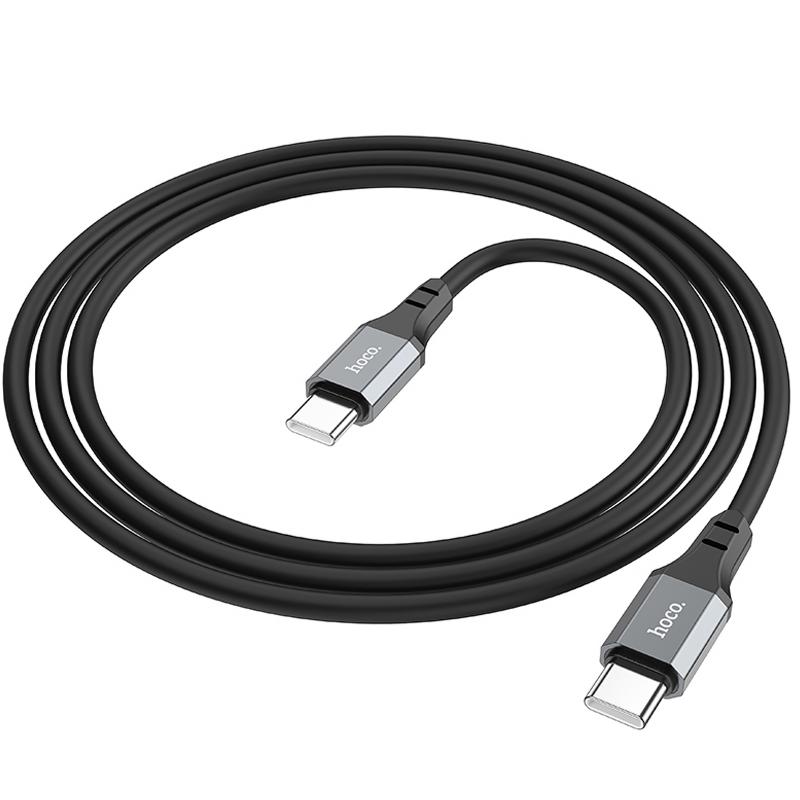Дата кабель Hoco X86 Spear Type-C to Type-C 60W (1m) - Зображення 4