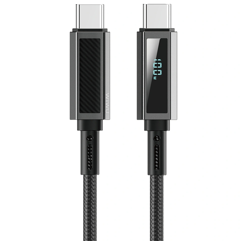Дата кабель WIWU C079 Warriors Type-C to Type-C 100W (1.2m) - Зображення 2