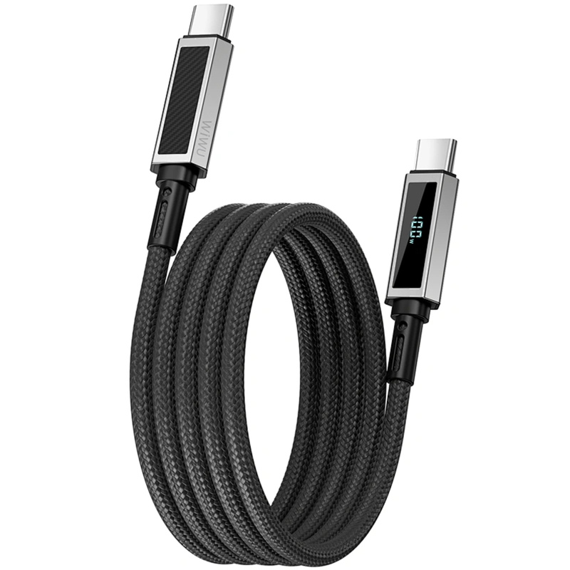 Дата кабель WIWU C079 Warriors Type-C to Type-C 100W (1.2m) - Зображення 4