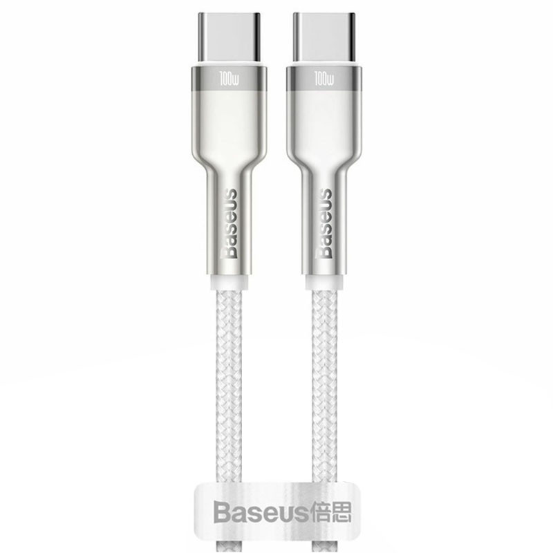Дата кабель Baseus Cafule Metal Type-C to Type-C 100W (1m) (CATJK-C)