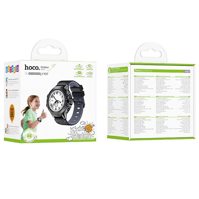 Дитячий cмарт-годинник Hoco Y107 4G with call function - Зображення 3