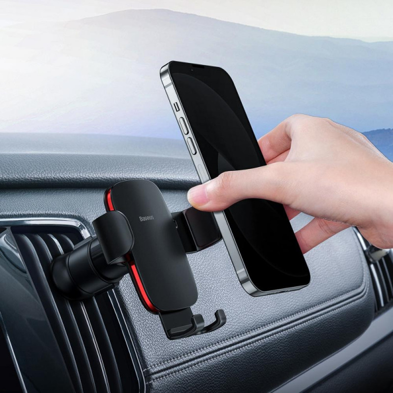 Автотримач Baseus Metal Age 2 Gravity Car Mount (Air Outlet Version) (SUJS00001) - Зображення 4