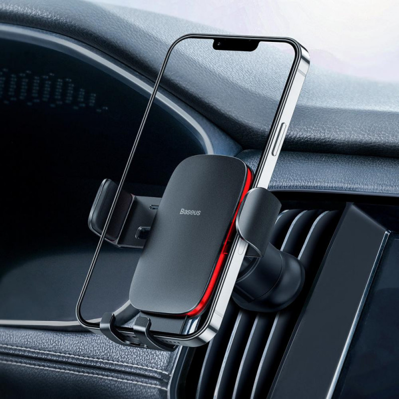 Автотримач Baseus Metal Age 2 Gravity Car Mount (Air Outlet Version) (SUJS00001) - Зображення 5