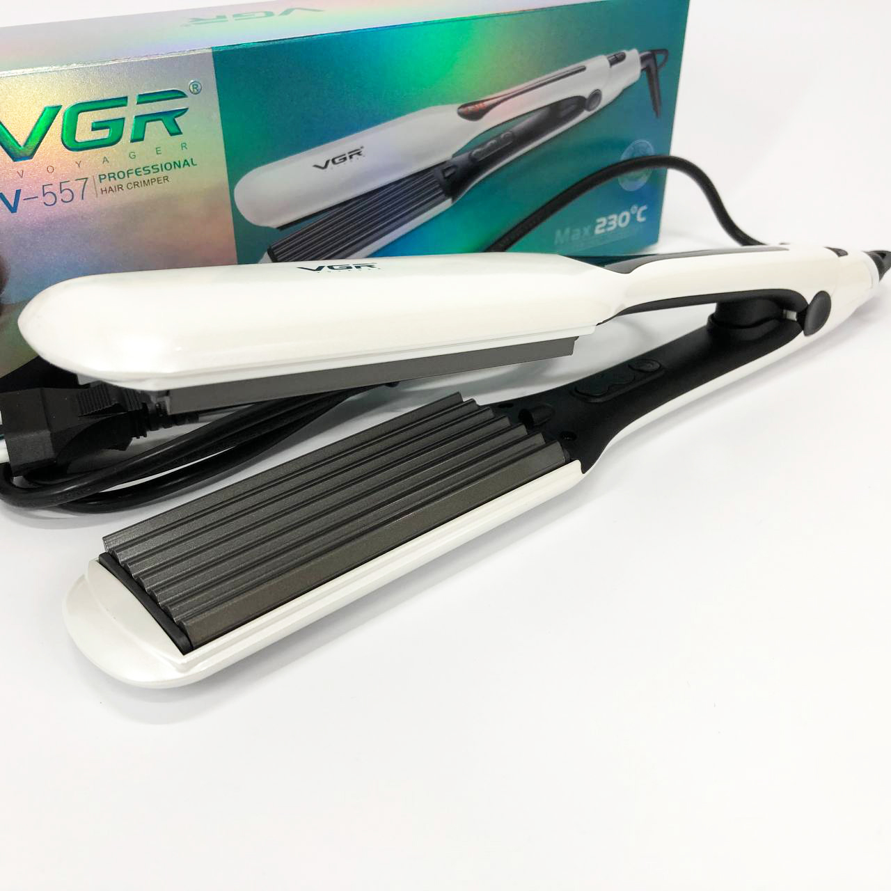 Плойка гофре VGR V-557 70 Вт з дисплеєм 14 температурних режимів - Зображення 5