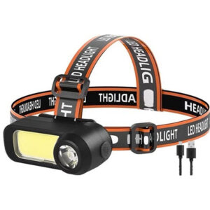Налобний ліхтар WH-1707-XPE+COB портативний водонепроникний LED