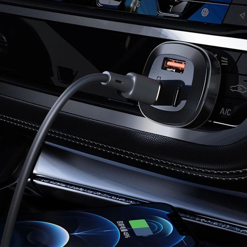 Автомобільний зарядний пристрій Acefast B3 PD66W+QC4.0 (1USB-A/2C) - Зображення 4
